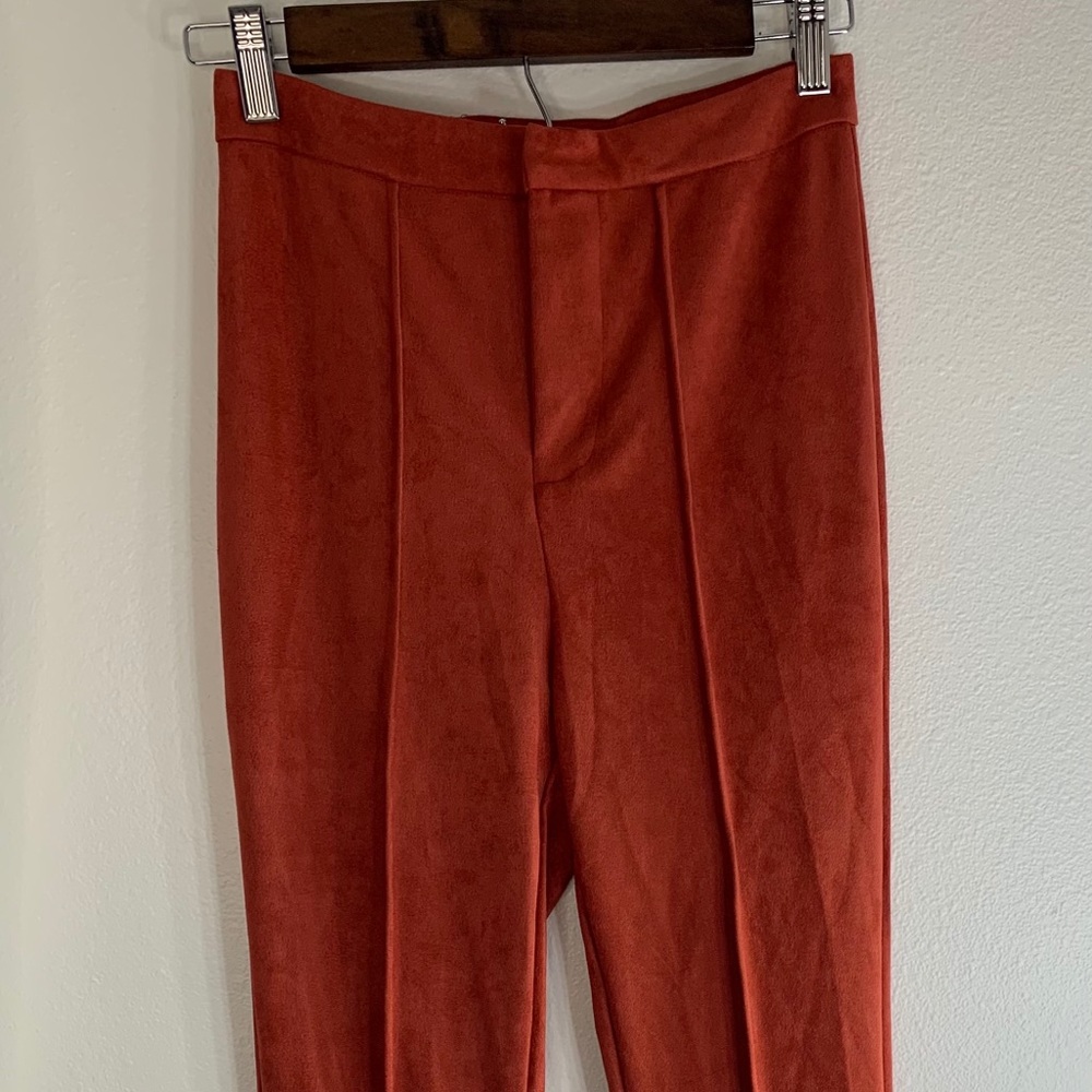 SHEIN flare out orange pants small